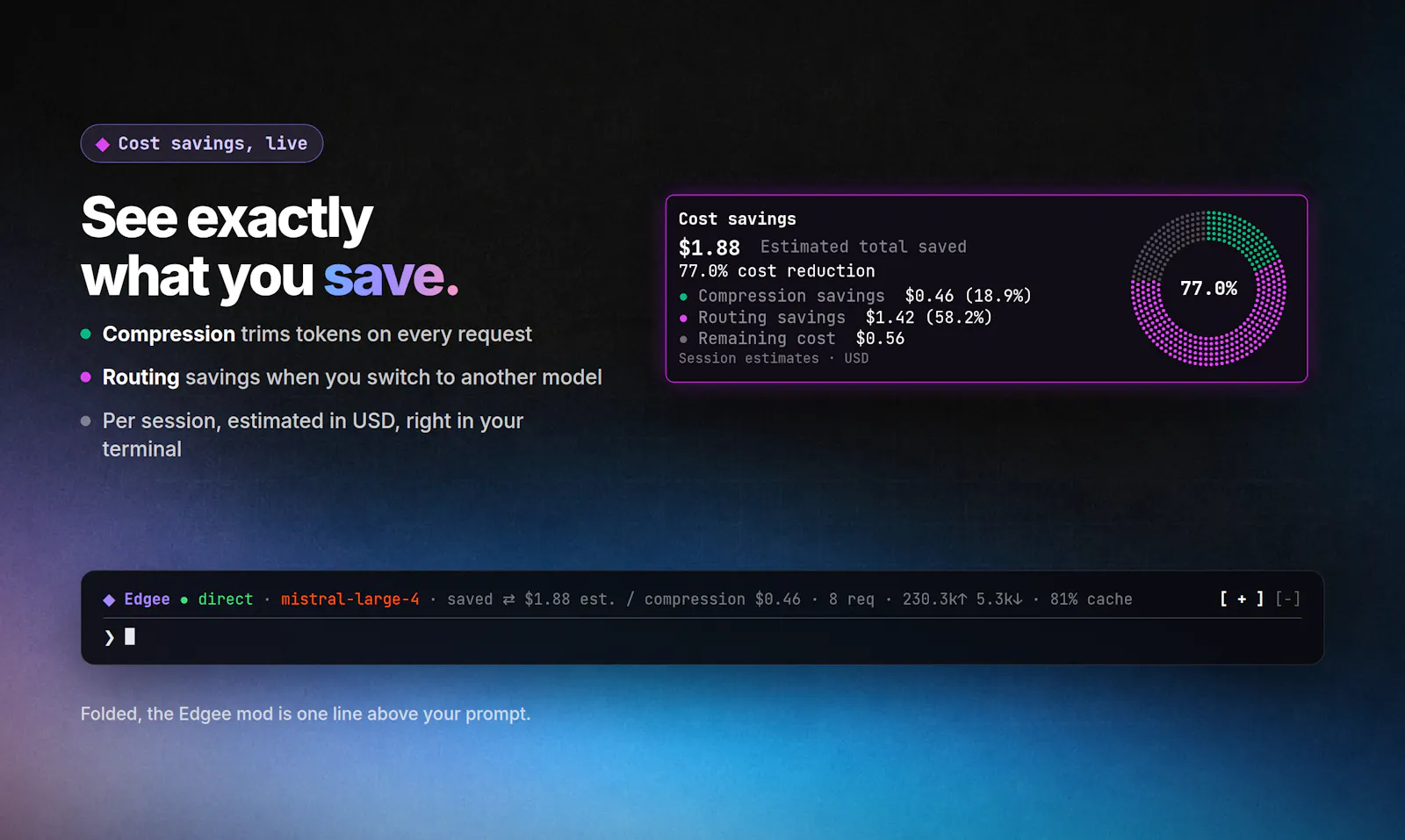 Edgee Mod for Claude Code screenshot 5