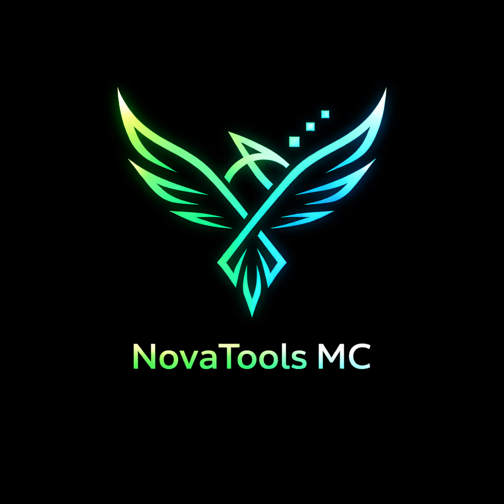 NovaTools MC - Product Hunt launch logo and brand identity