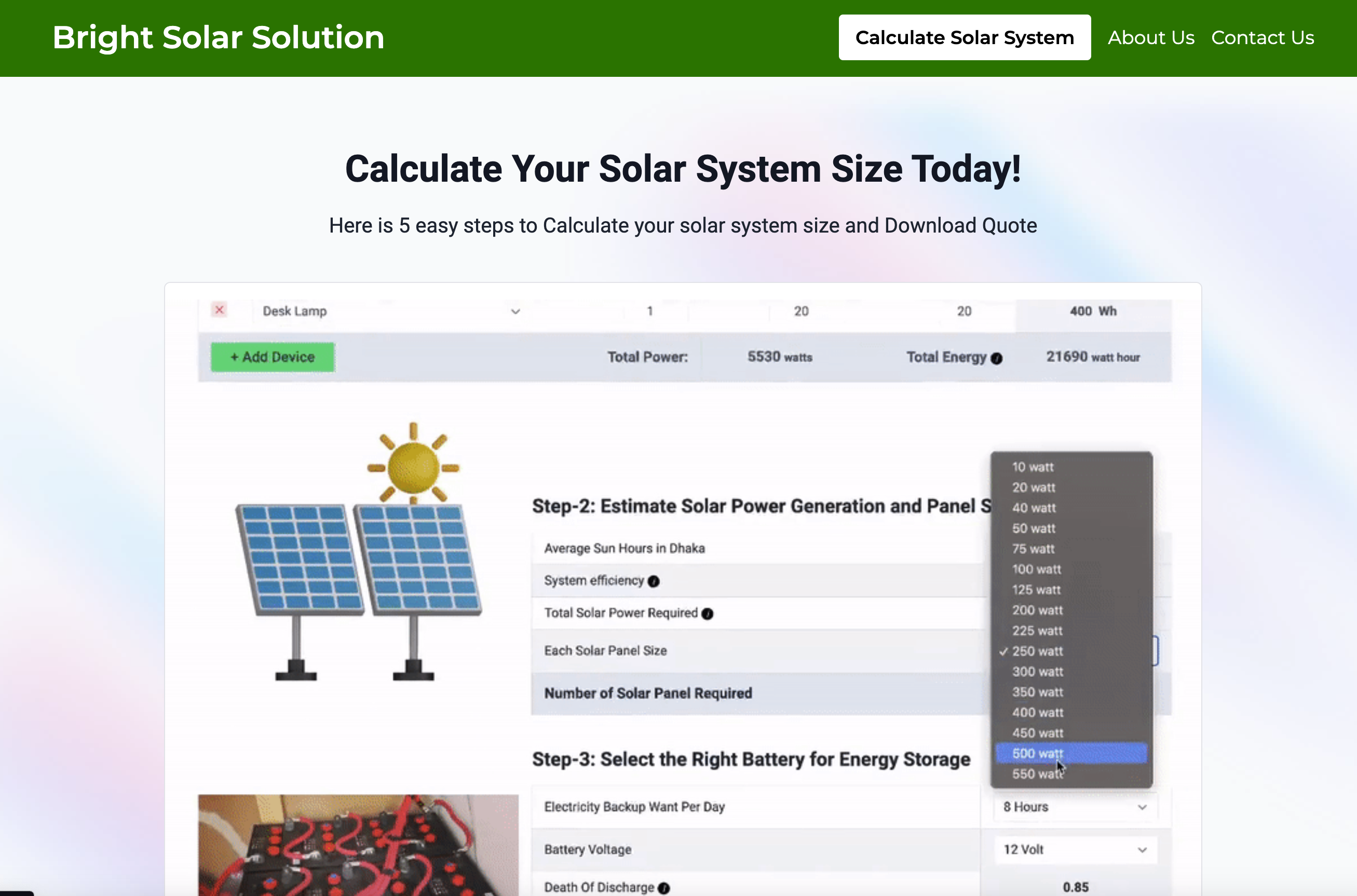 Solar System Calculator logo
