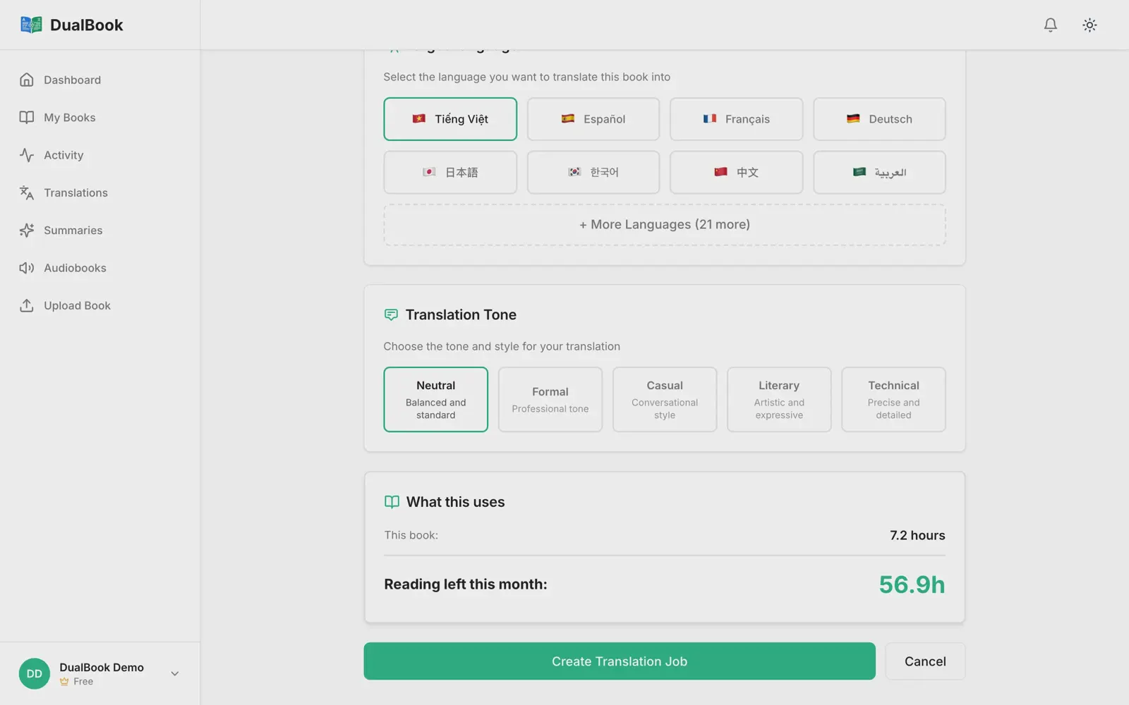 DualBook screenshot 2