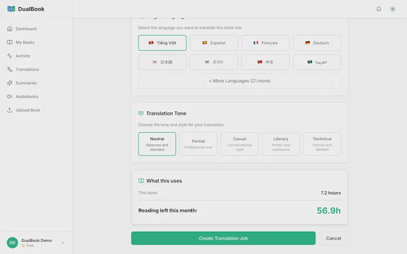 DualBook screenshot 2