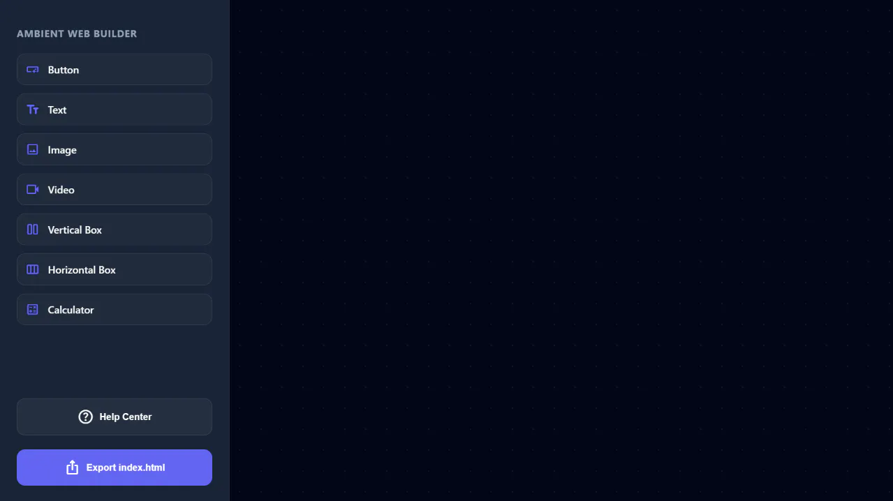 Ambient Web Builder
