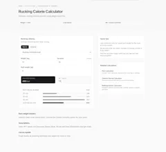 CalorieHawk - Sport Calorie Calculators gallery image