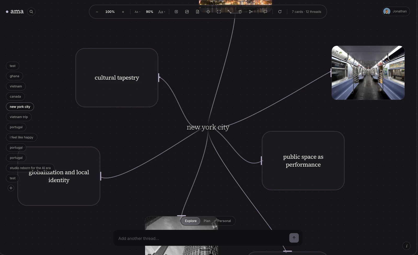 Ama — a quiet room for thinking screenshot 2