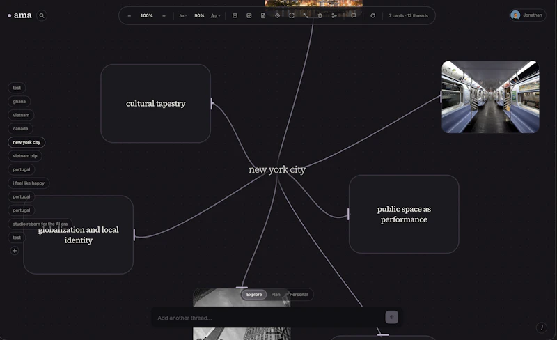 Ama — a quiet room for thinking screenshot 2