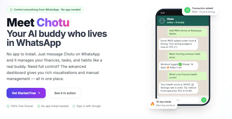Chotu screenshot 1