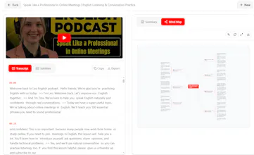 YouTube to Transcript AI gallery image