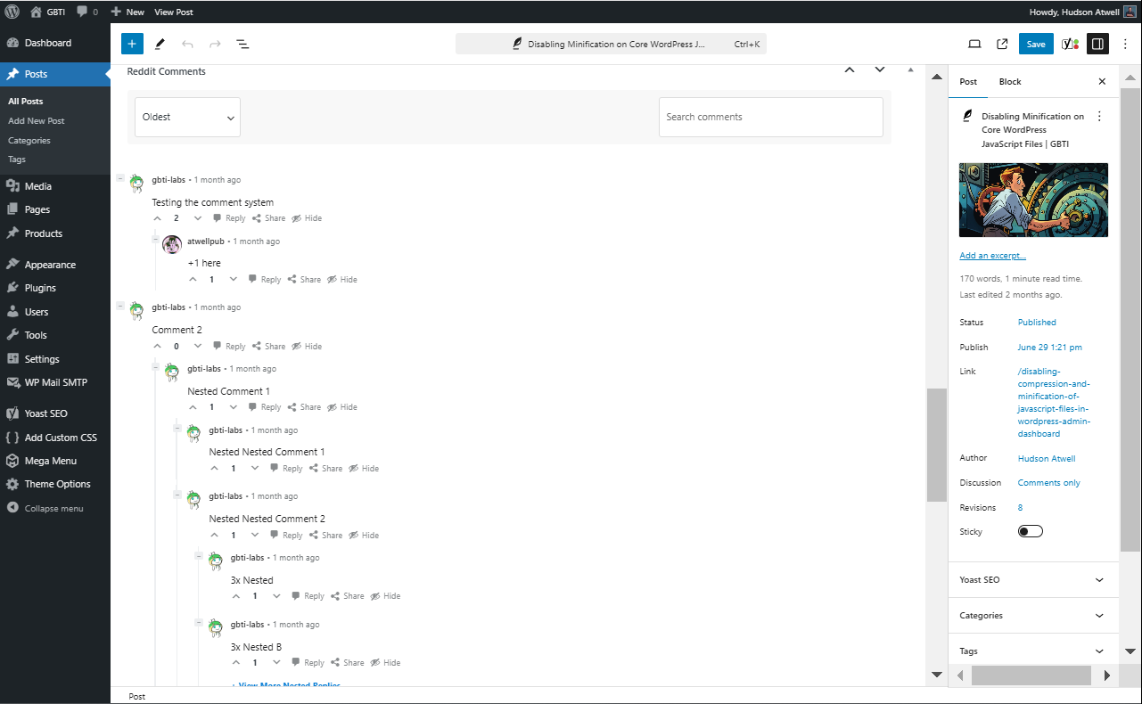 래들 - WordPress에 Reddit 토론을 가져옵니다 미디어 2