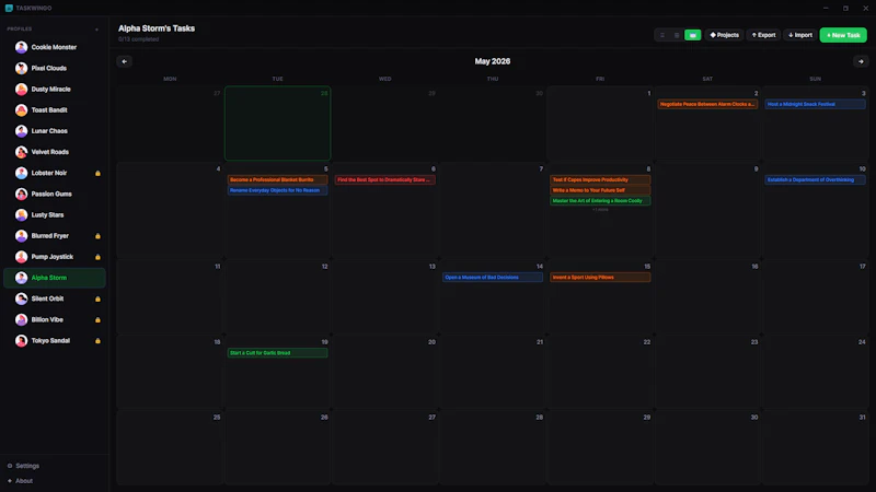Taskwingo screenshot 4