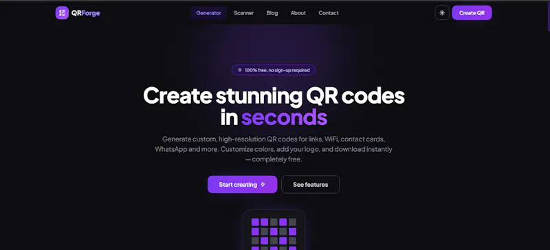 QR Forge screenshot 1