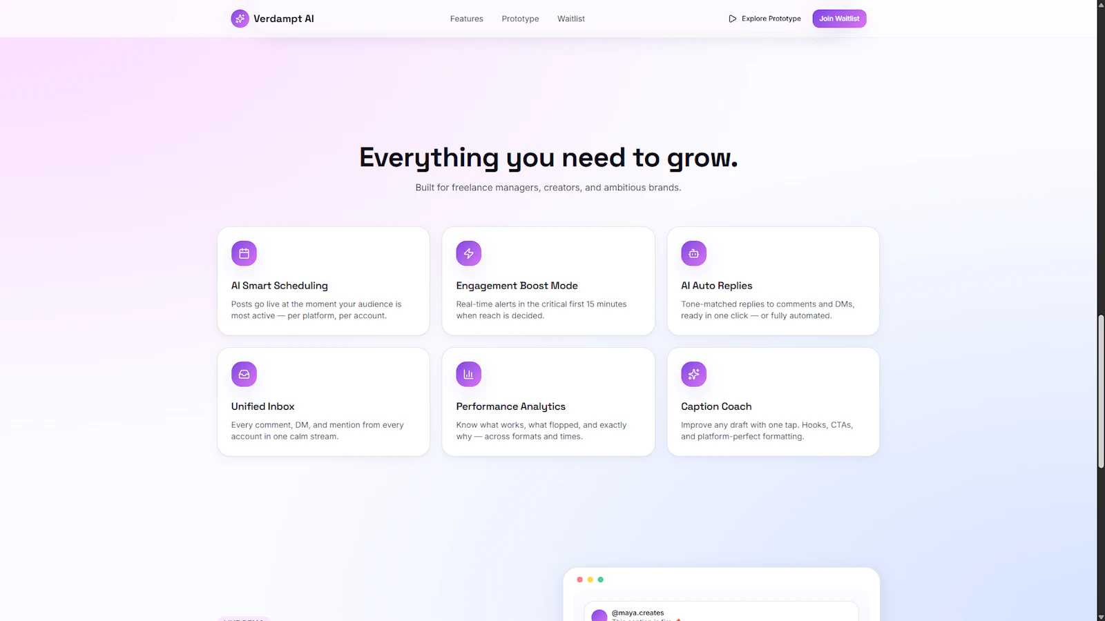 Verdampt AI screenshot 2