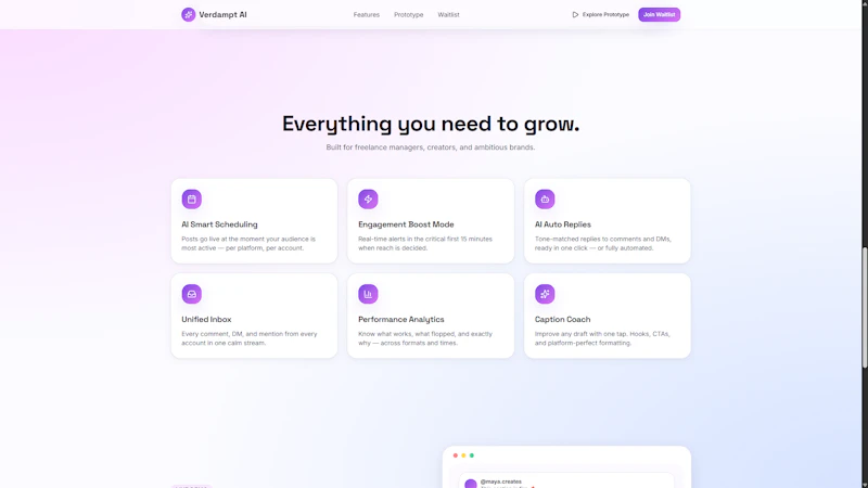 Verdampt AI screenshot 2