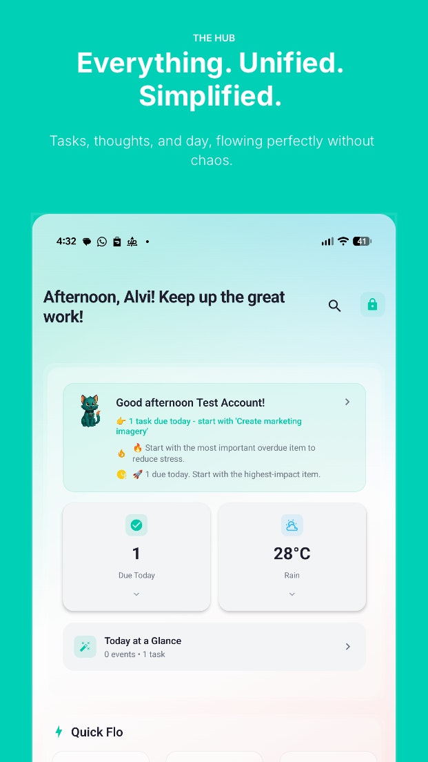 FloHub - Screenshot 2 showing product features and functionality