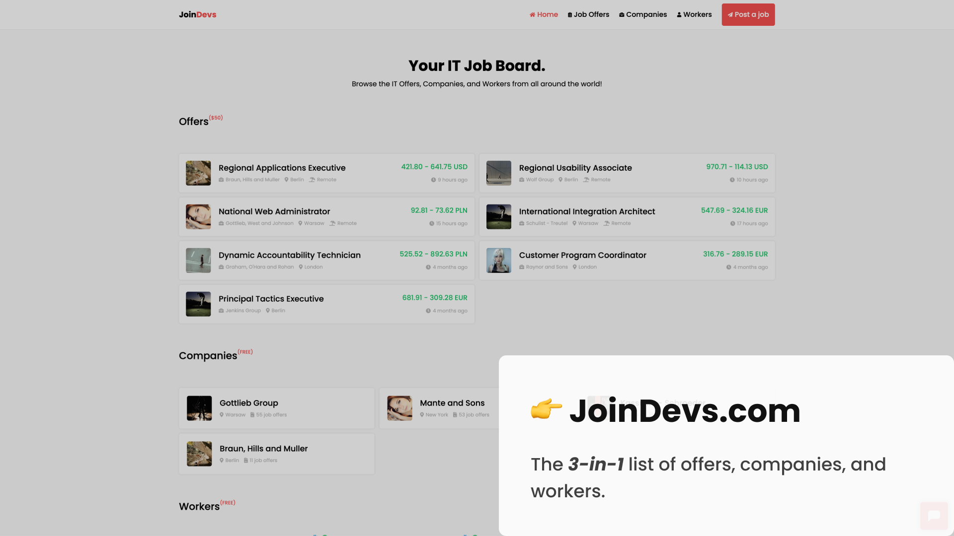 JoinDevs gallery image