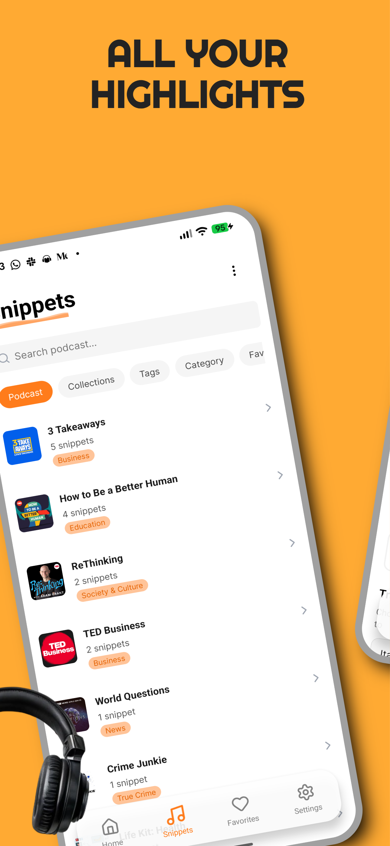 Podclip - Screenshot 4 showing product features and functionality