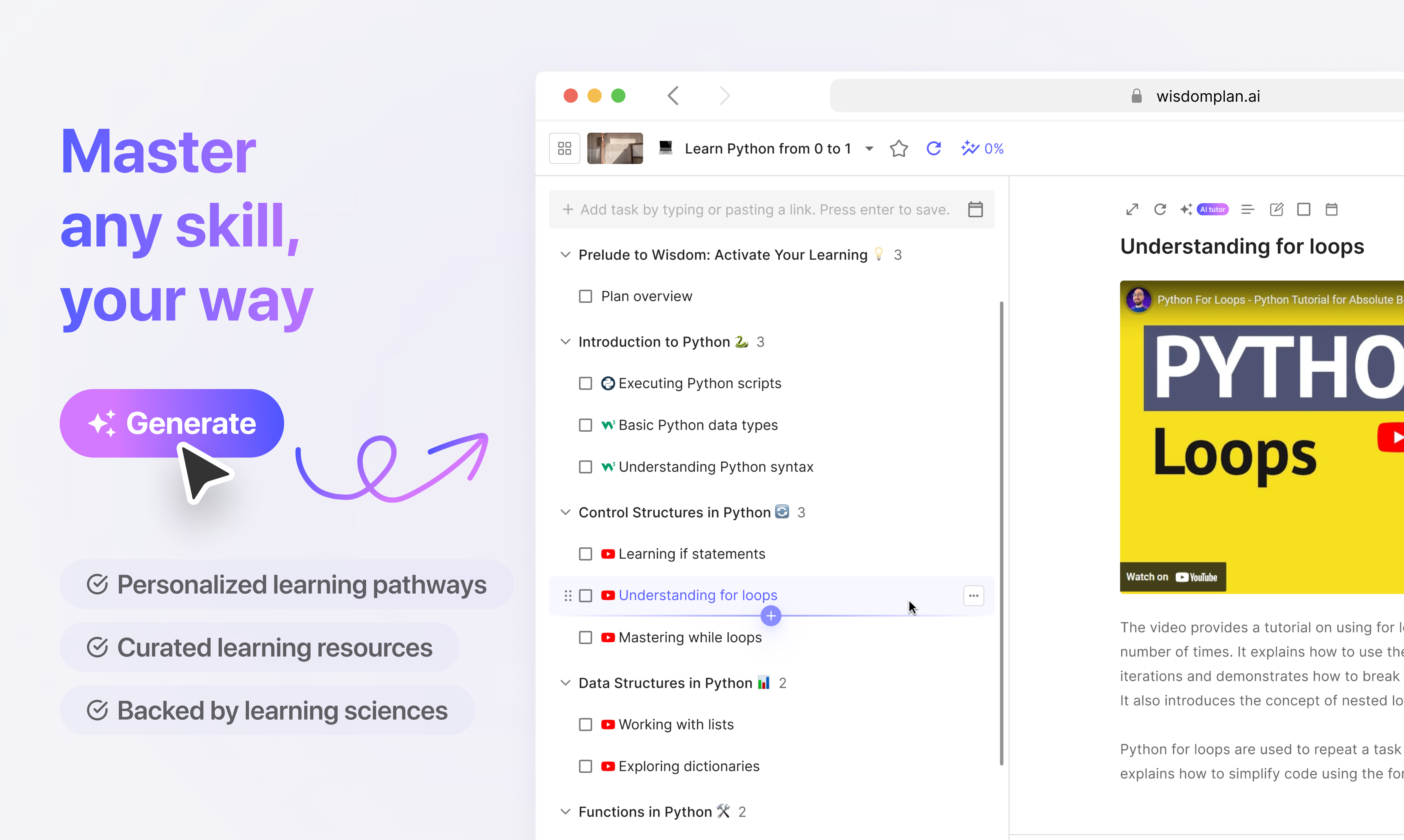 WisdomPlan gallery image