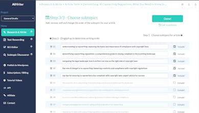 AI Writer - Better content in less time! gallery image