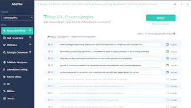AI Writer - Better content in less time! gallery image