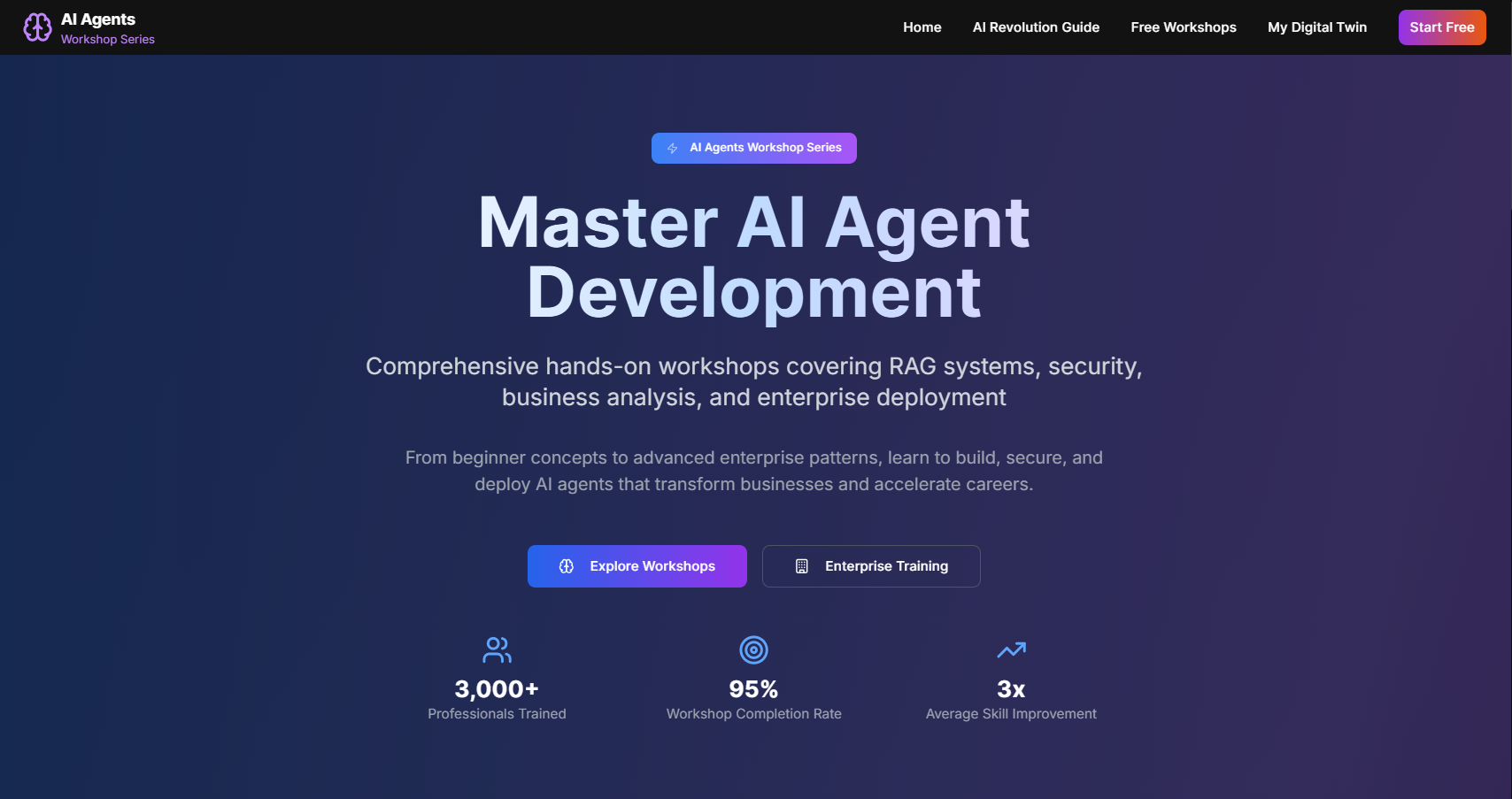AI Agent Workshop Series gallery image