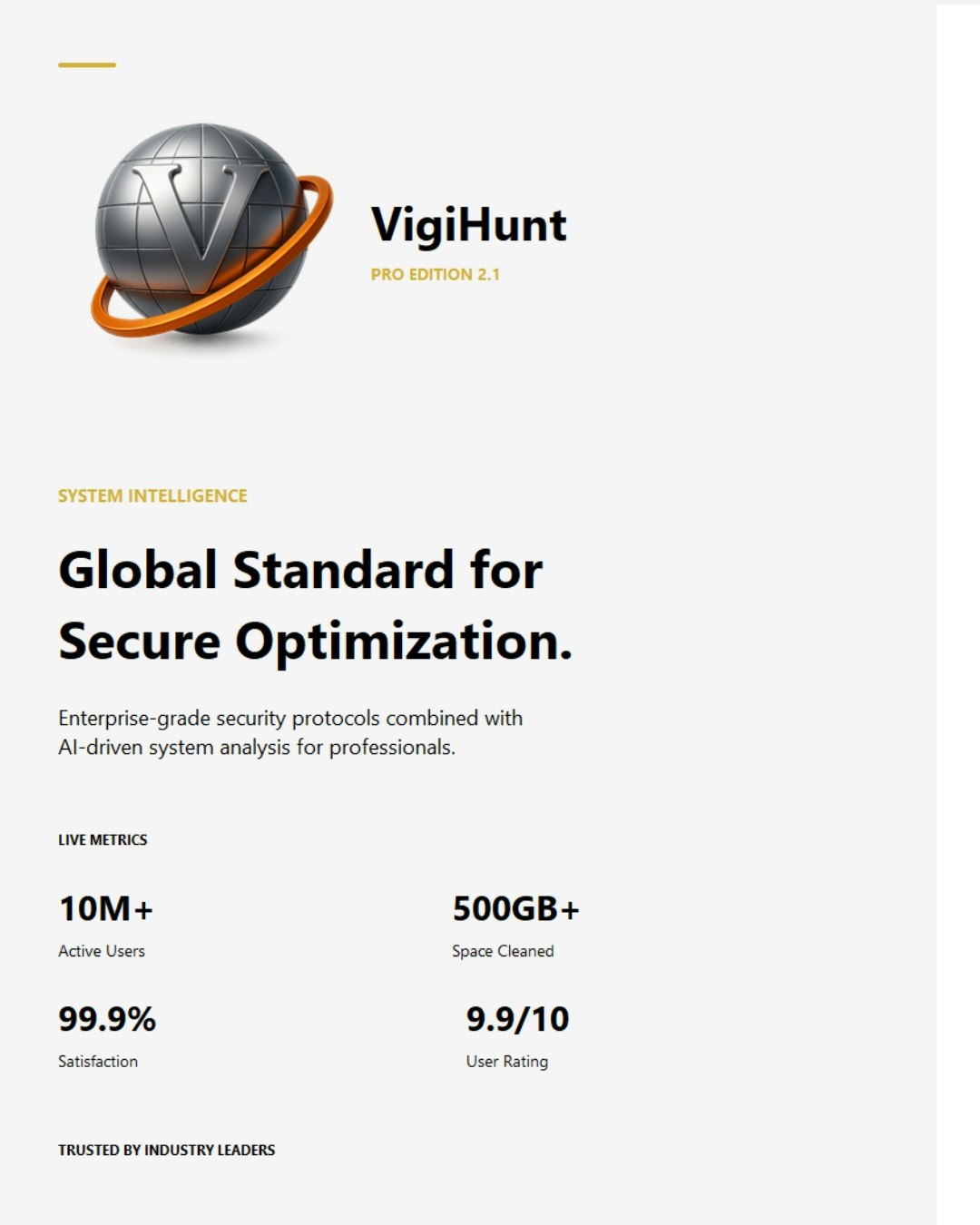 VigiHunt PC Optimiser gallery image