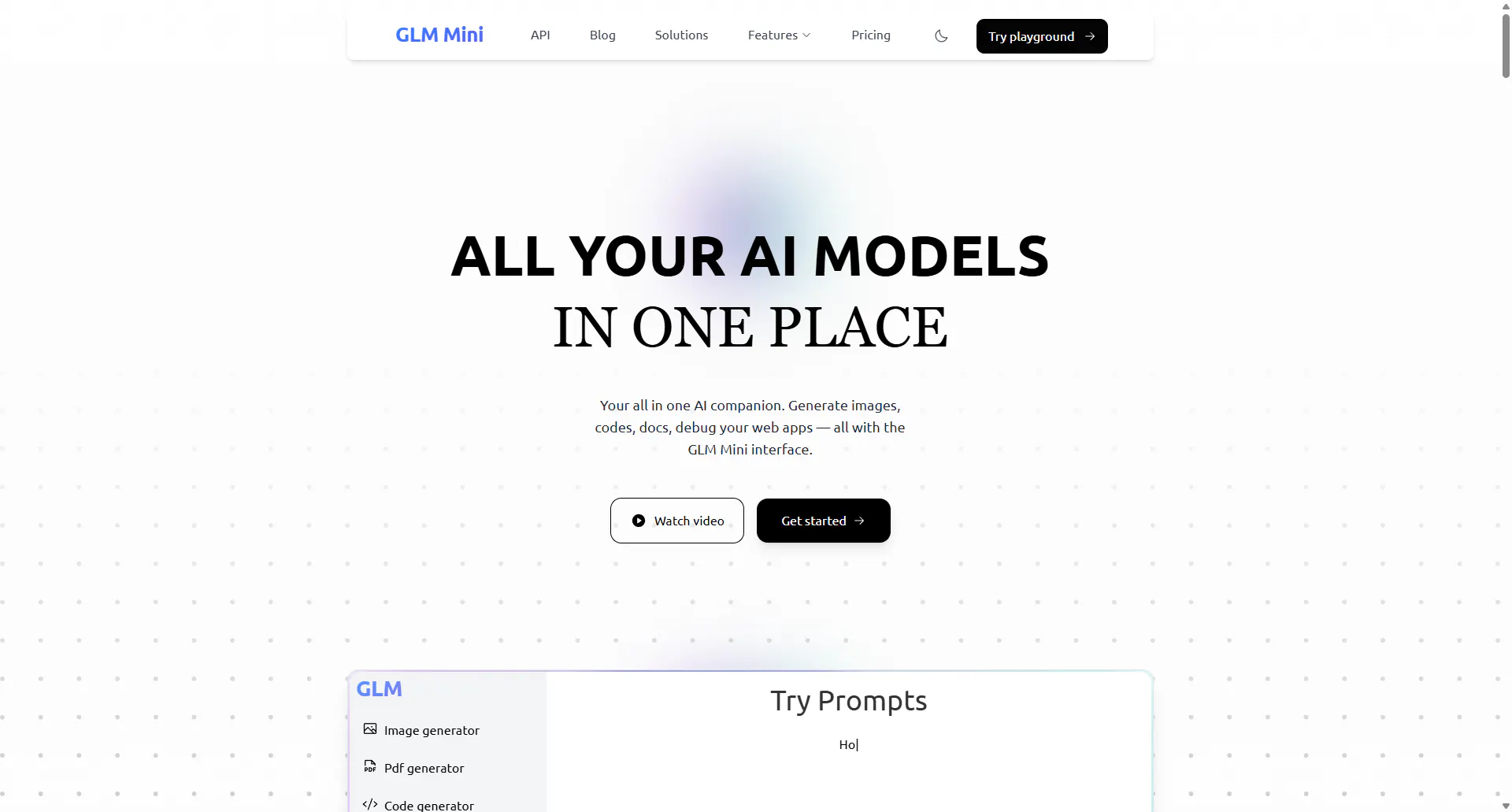 GLM Mini gallery image