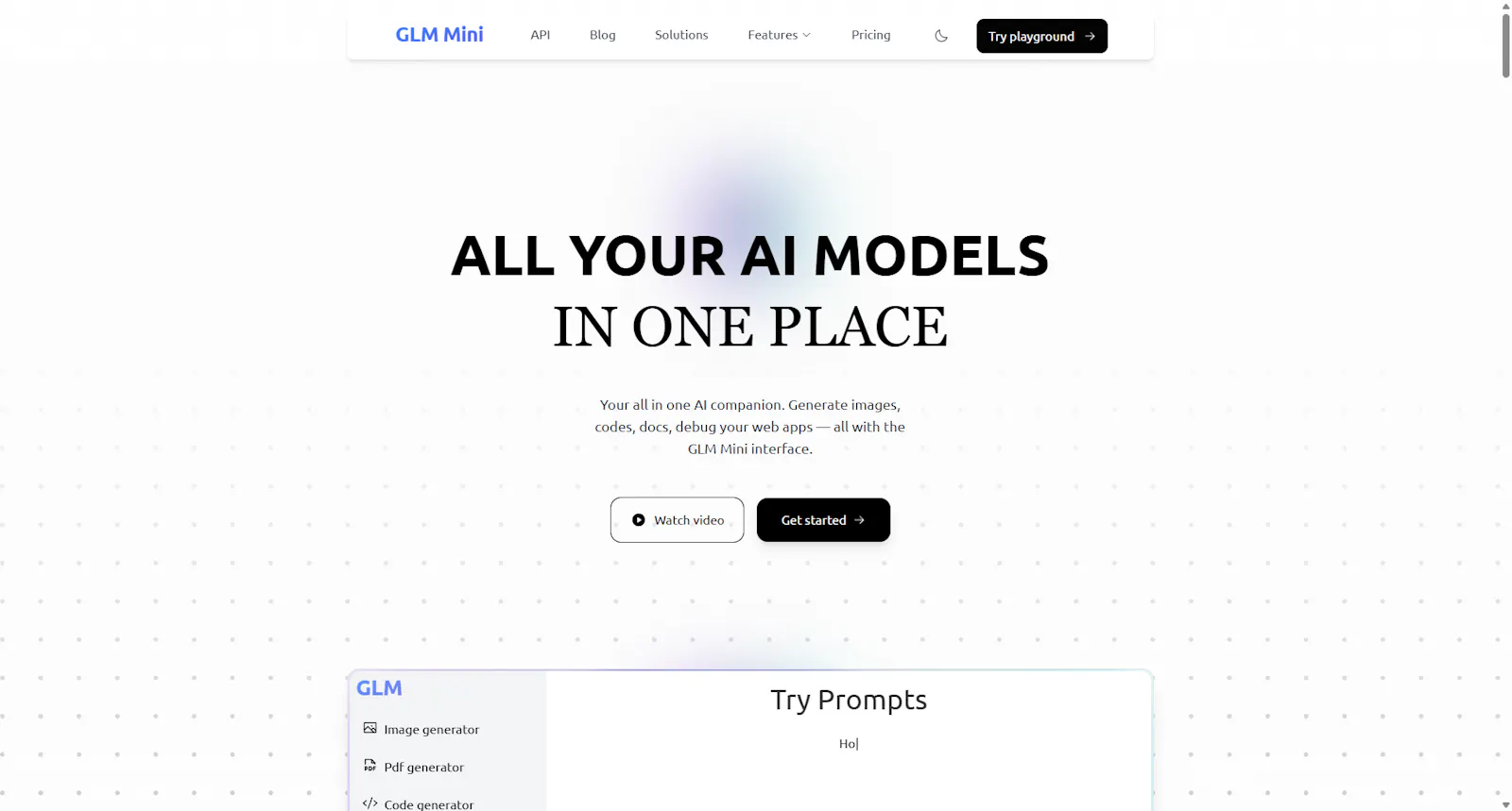 GLM Mini screenshot 3