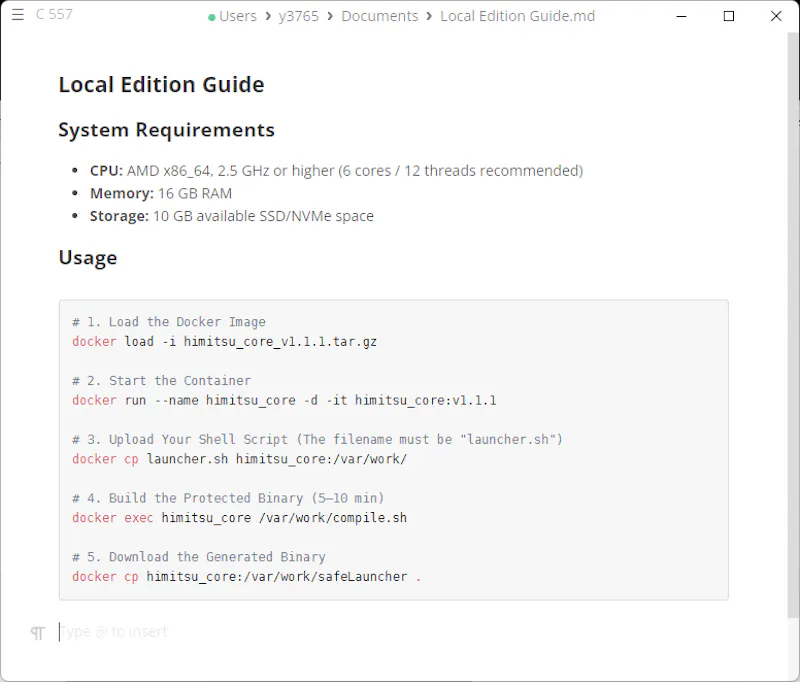 HimitsuShell screenshot 5