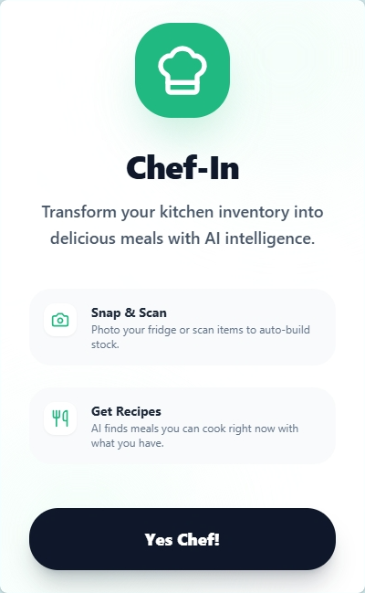 Chef-In - Screenshot 3 showing product features and functionality