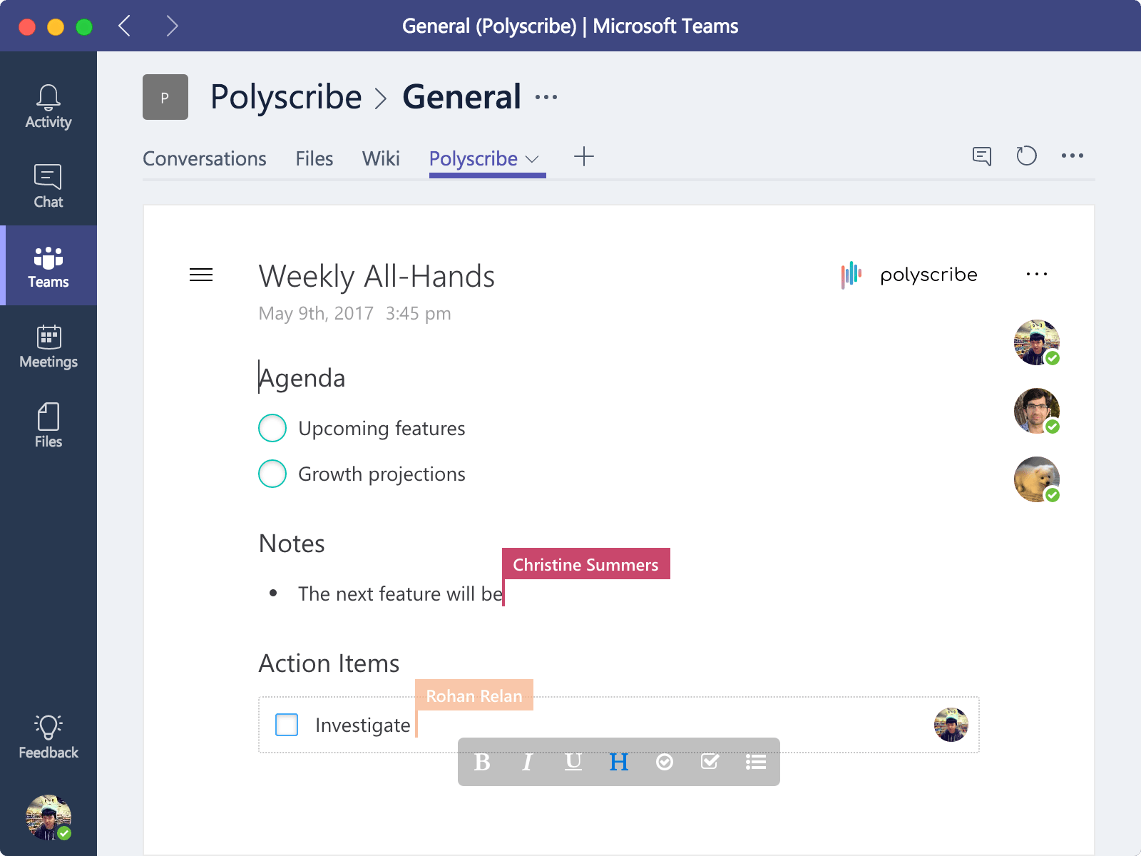 Polyscribe gallery image