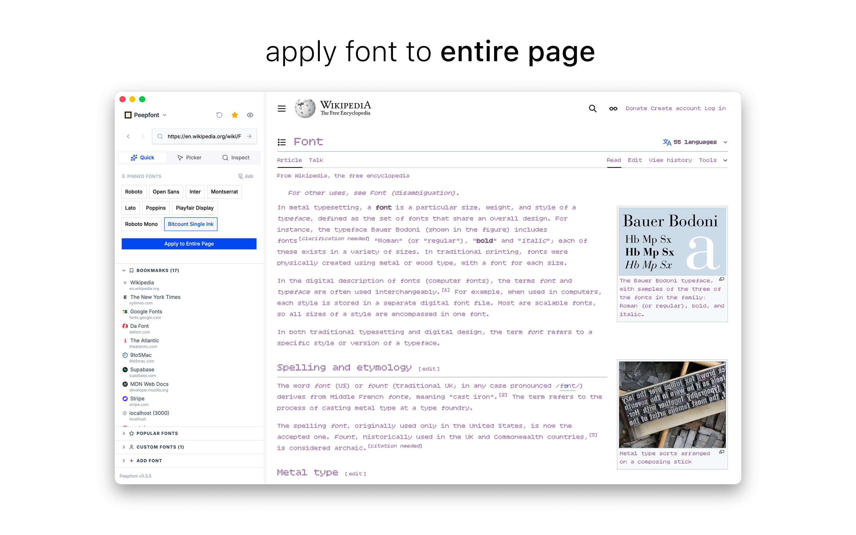 Peepfont gallery image