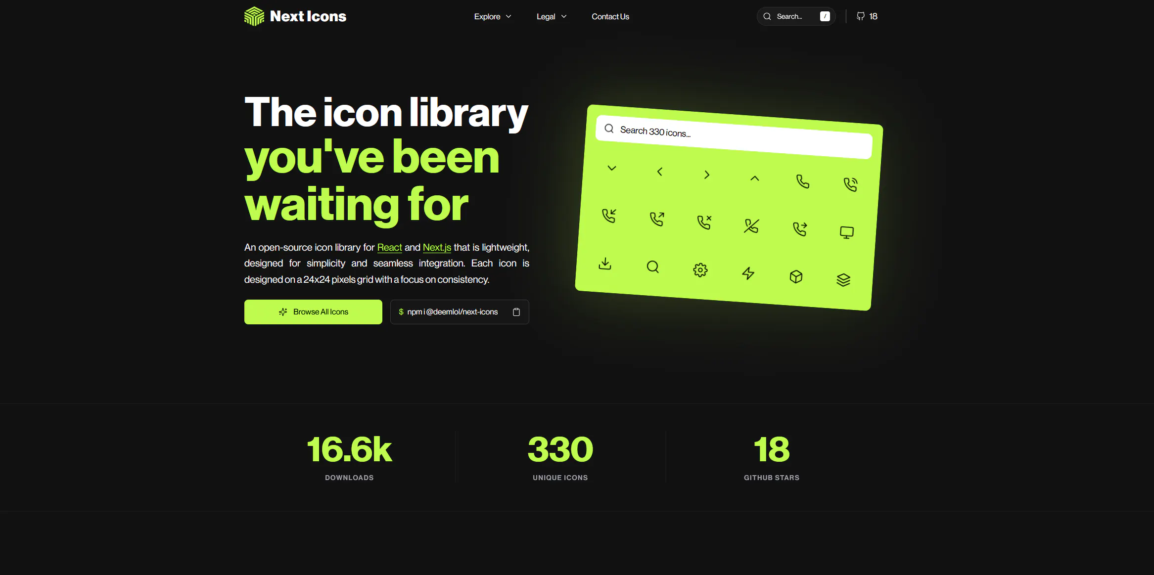 Next Icons gallery image