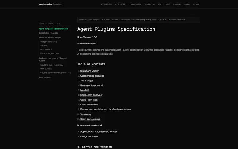 Agent Plugins Directory screenshot 6