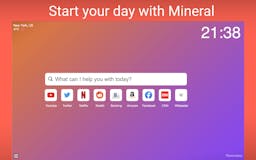 Mineral New Tab media 2