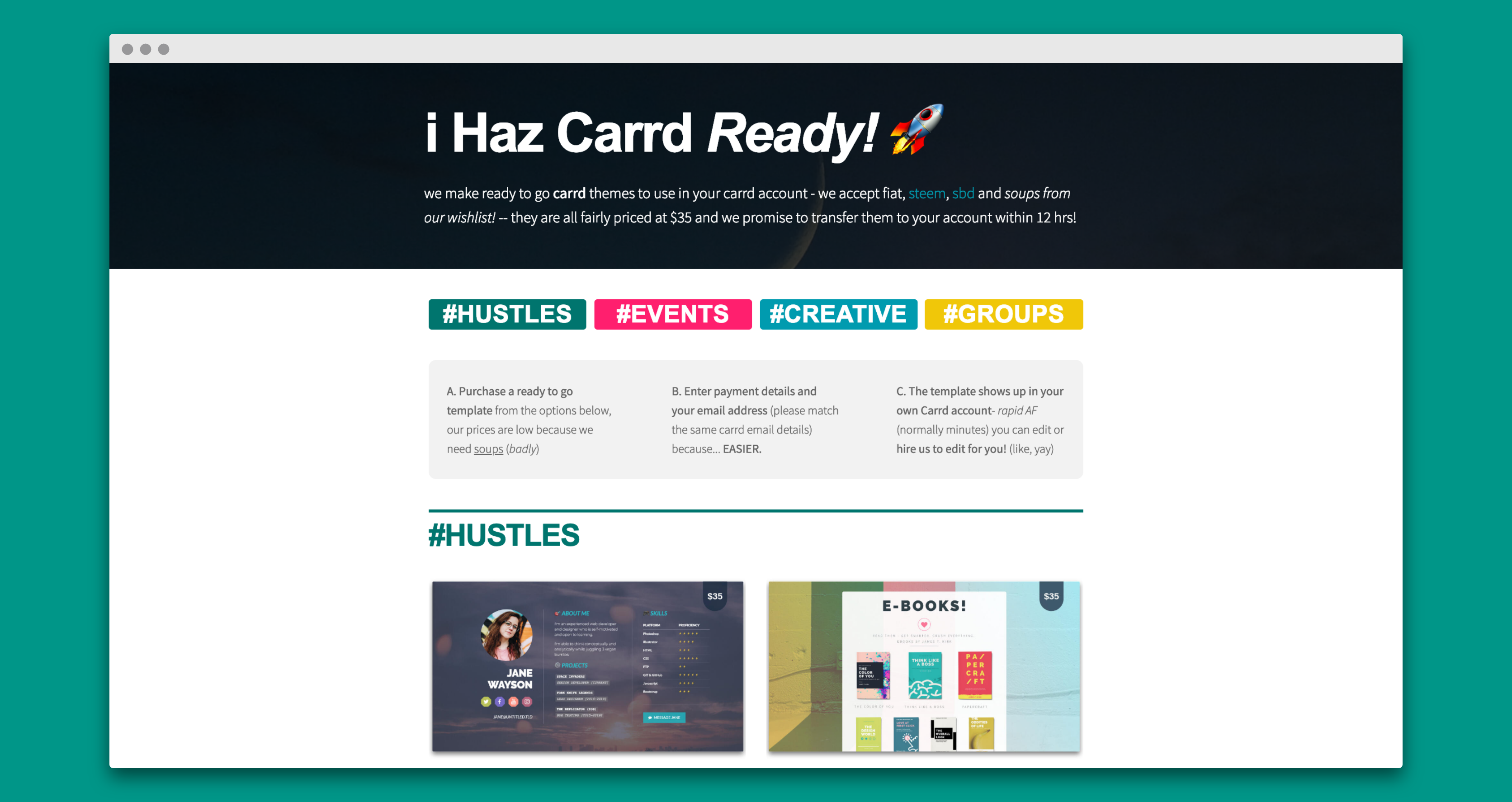 ihaz carrds themes gallery image
