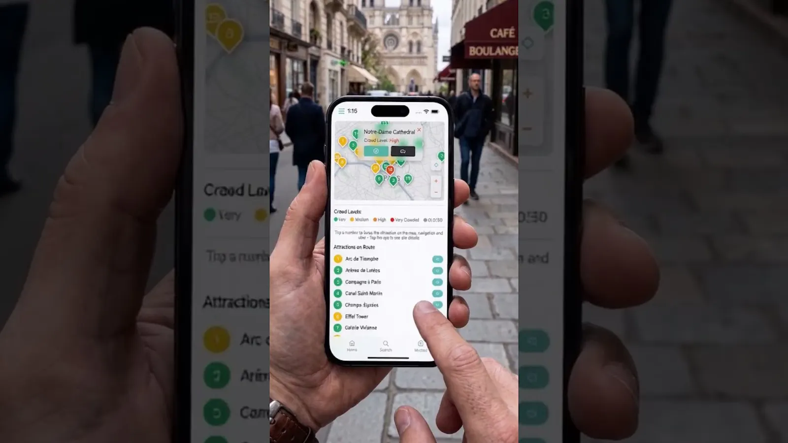 CrowdAvoid screenshot 1 (video preview)
