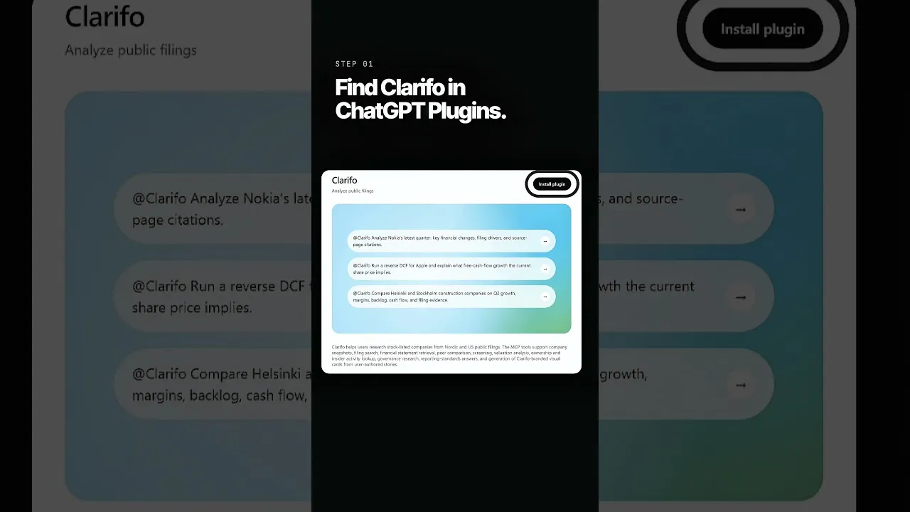 Clarifo for ChatGPT gallery image