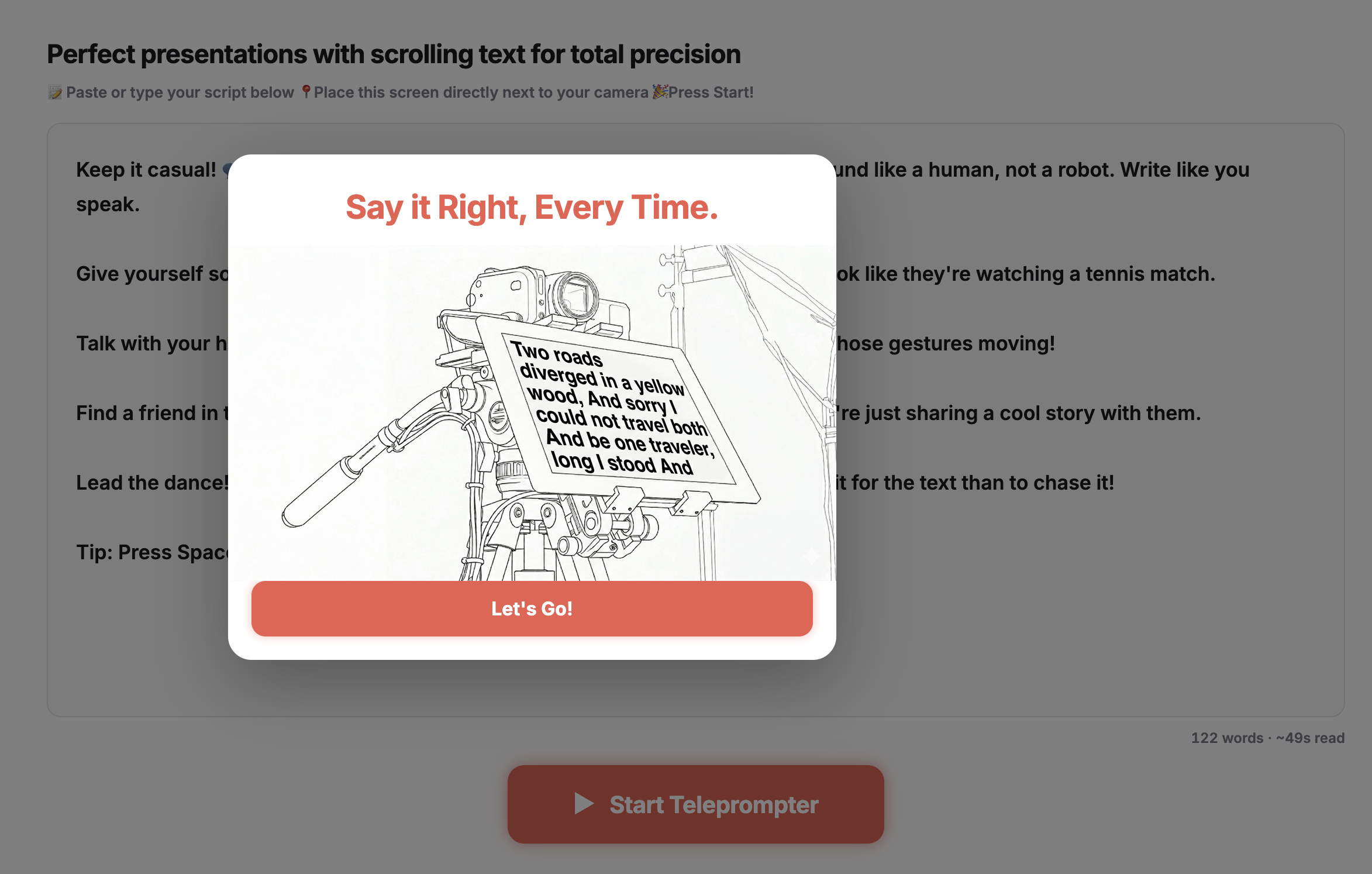 ScriptScroller.com - Screenshot 2 showing product features and functionality