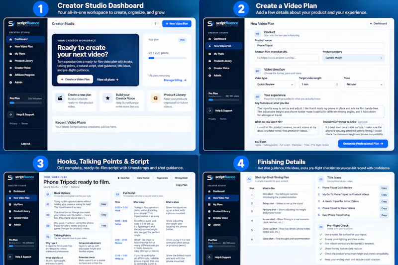Scriptfluence screenshot 3