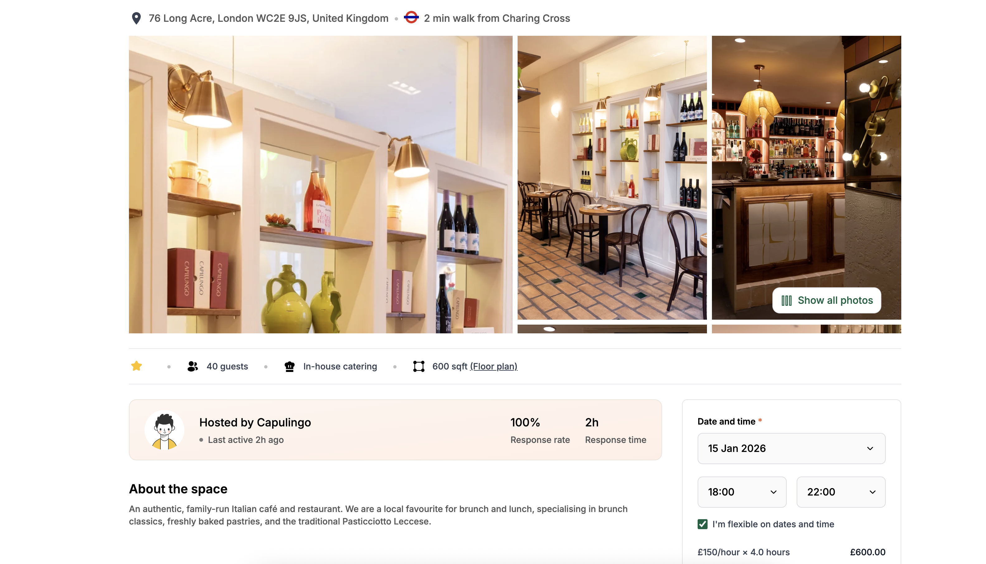 Occasia - Screenshot 4 showing product features and functionality