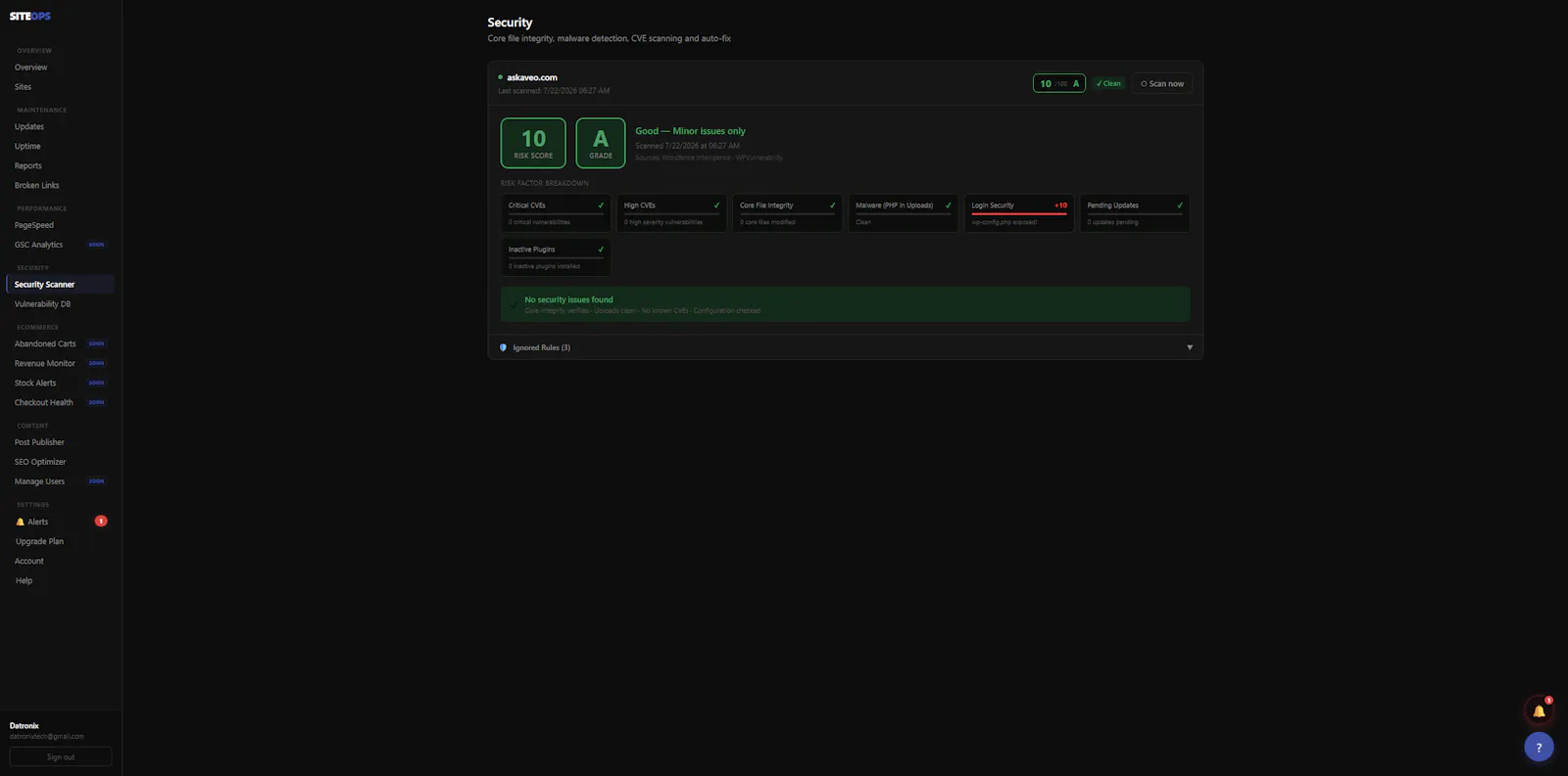SiteOps screenshot 6