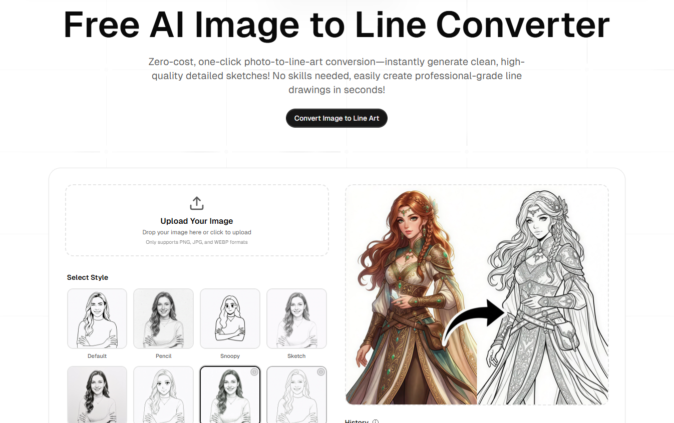 AI Image to Line Converter gallery image