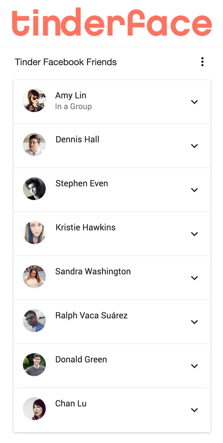 Tinderface gallery image