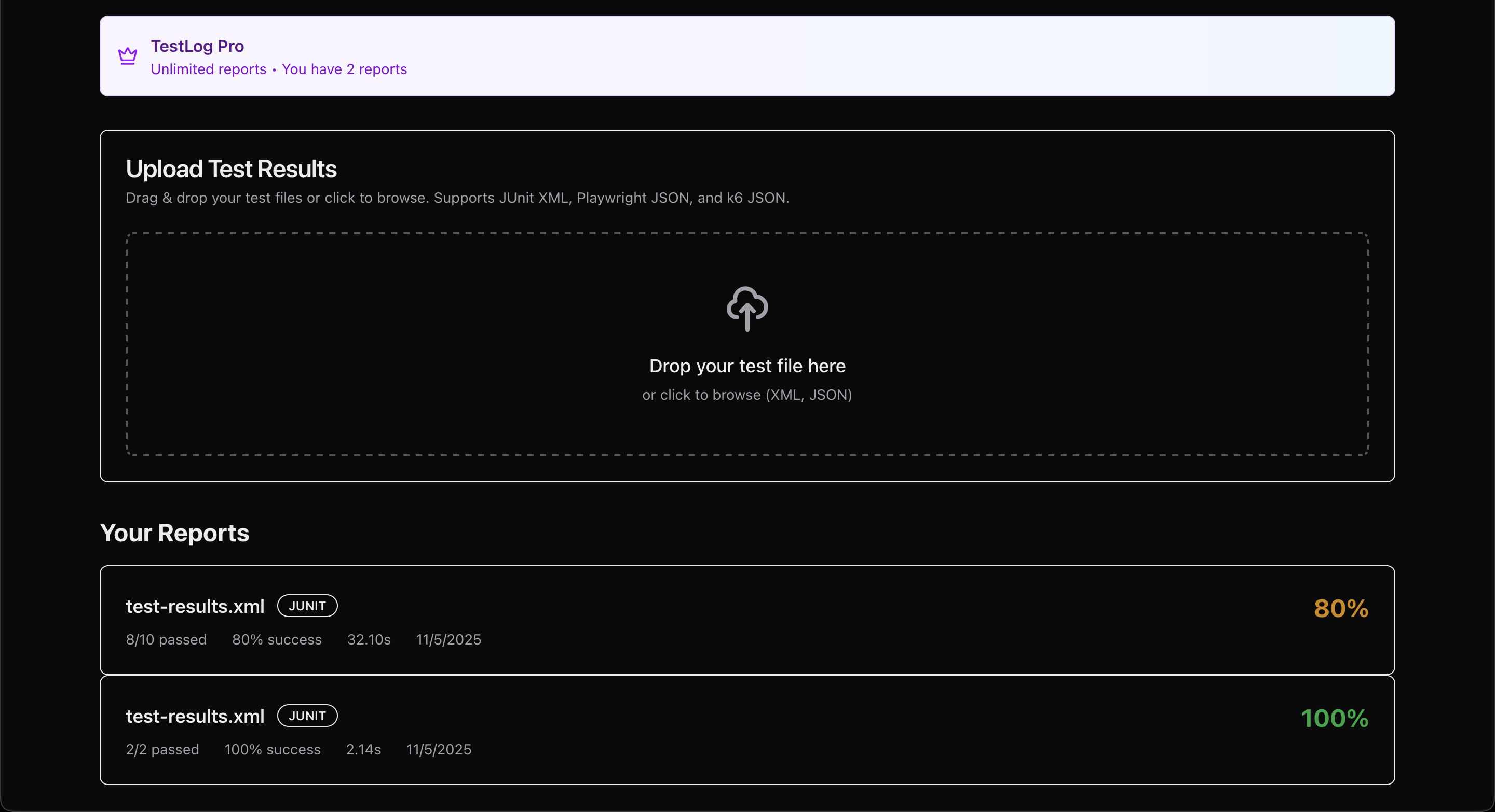 TestLog gallery image