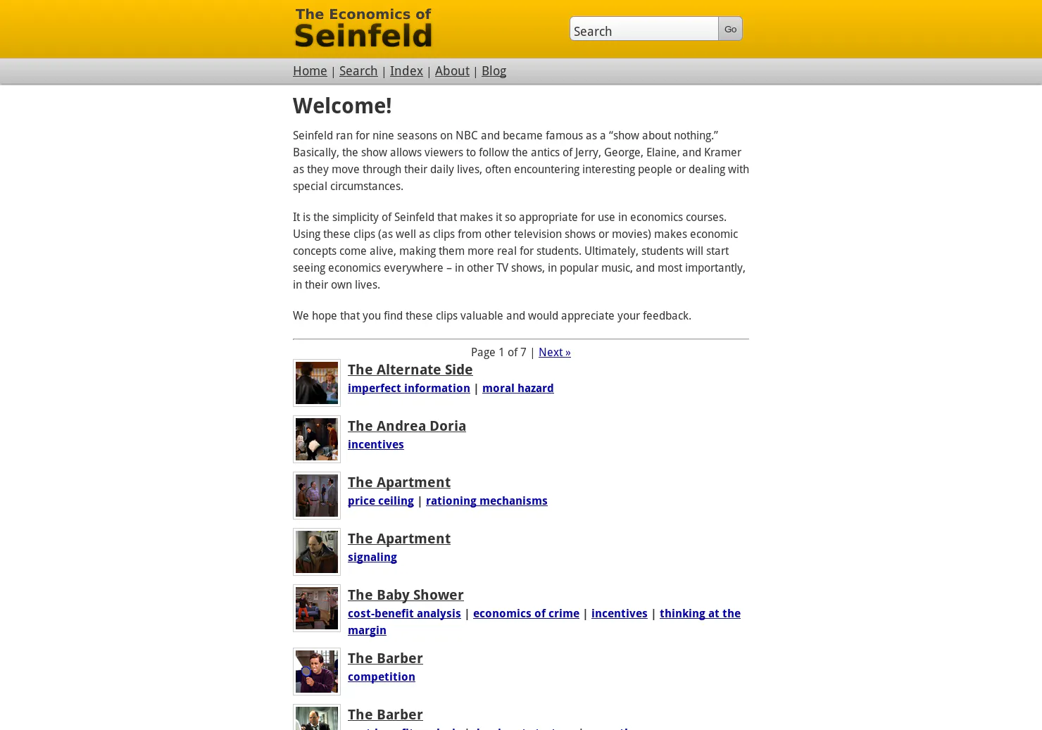 The Economics of Seinfeld