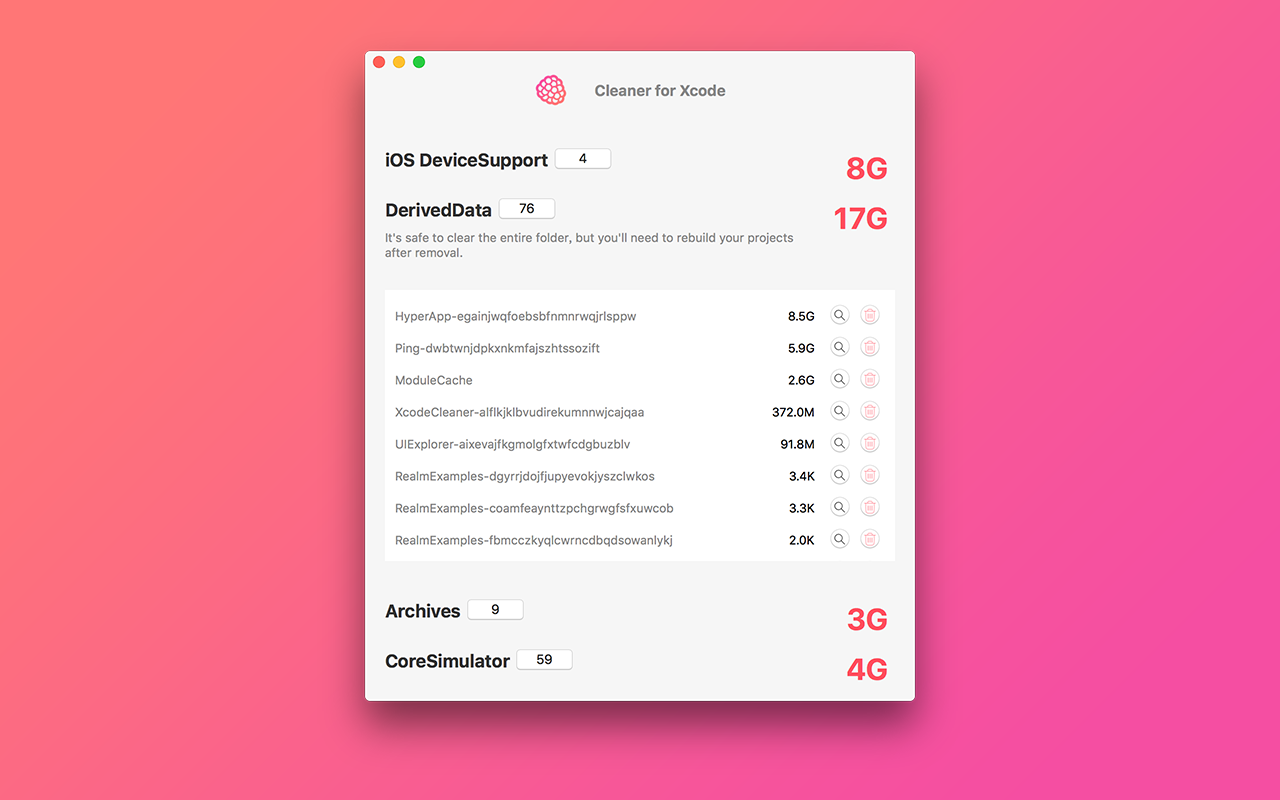 Cleaner for Xcode gallery image