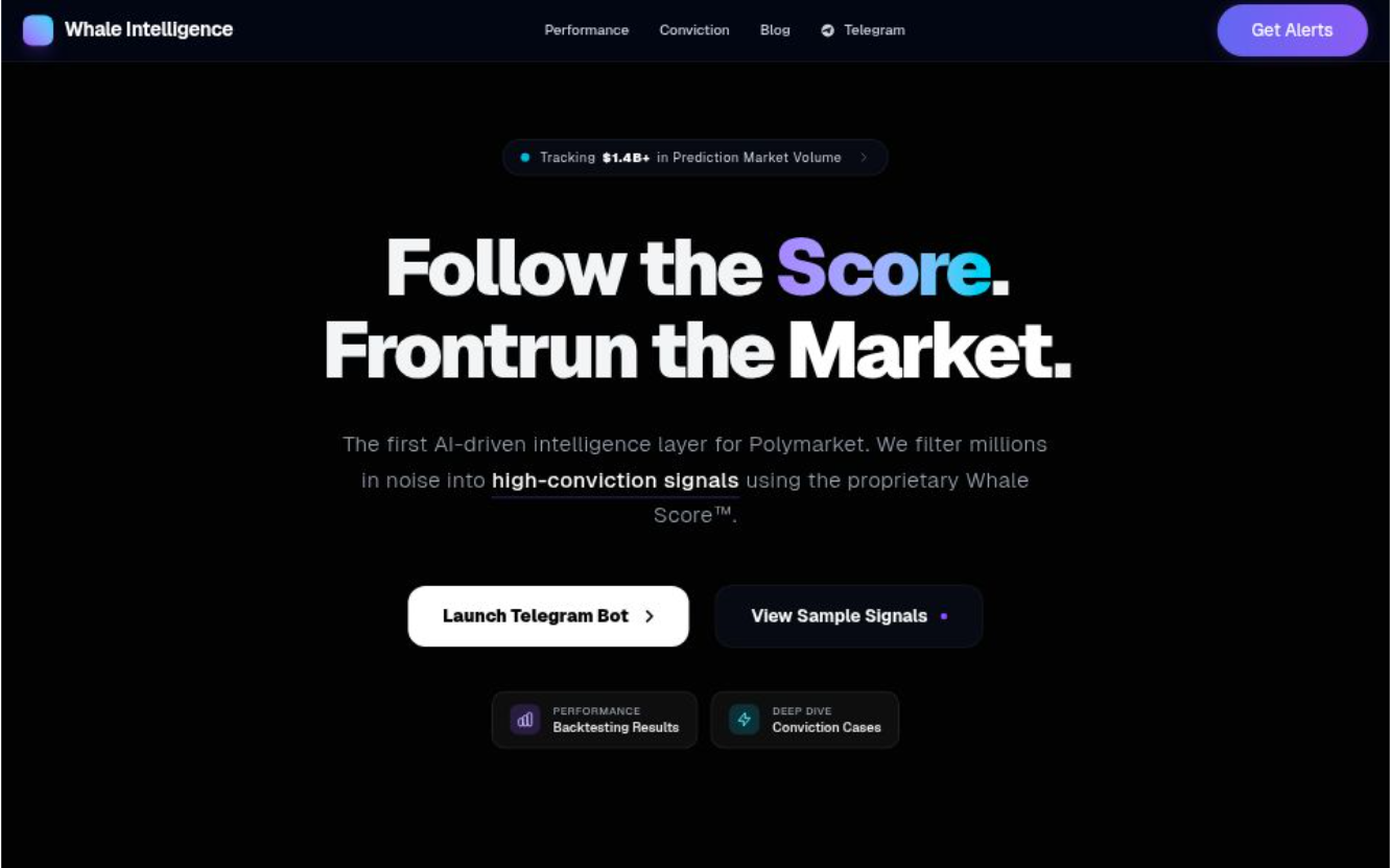 Polymarket Sight Whale - Product Hunt launch logo and brand identity