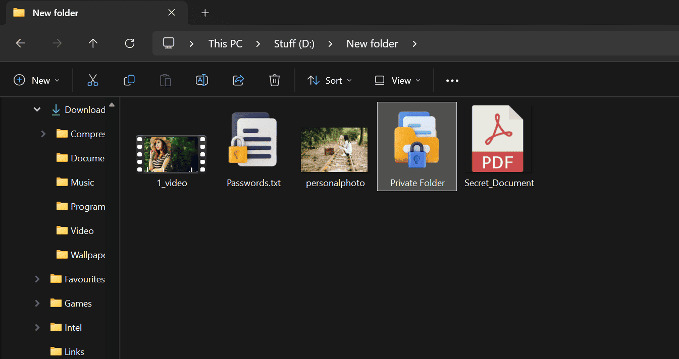 Locker cartella file media 4
