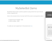 MySellerBot - Chatbot without training media 1