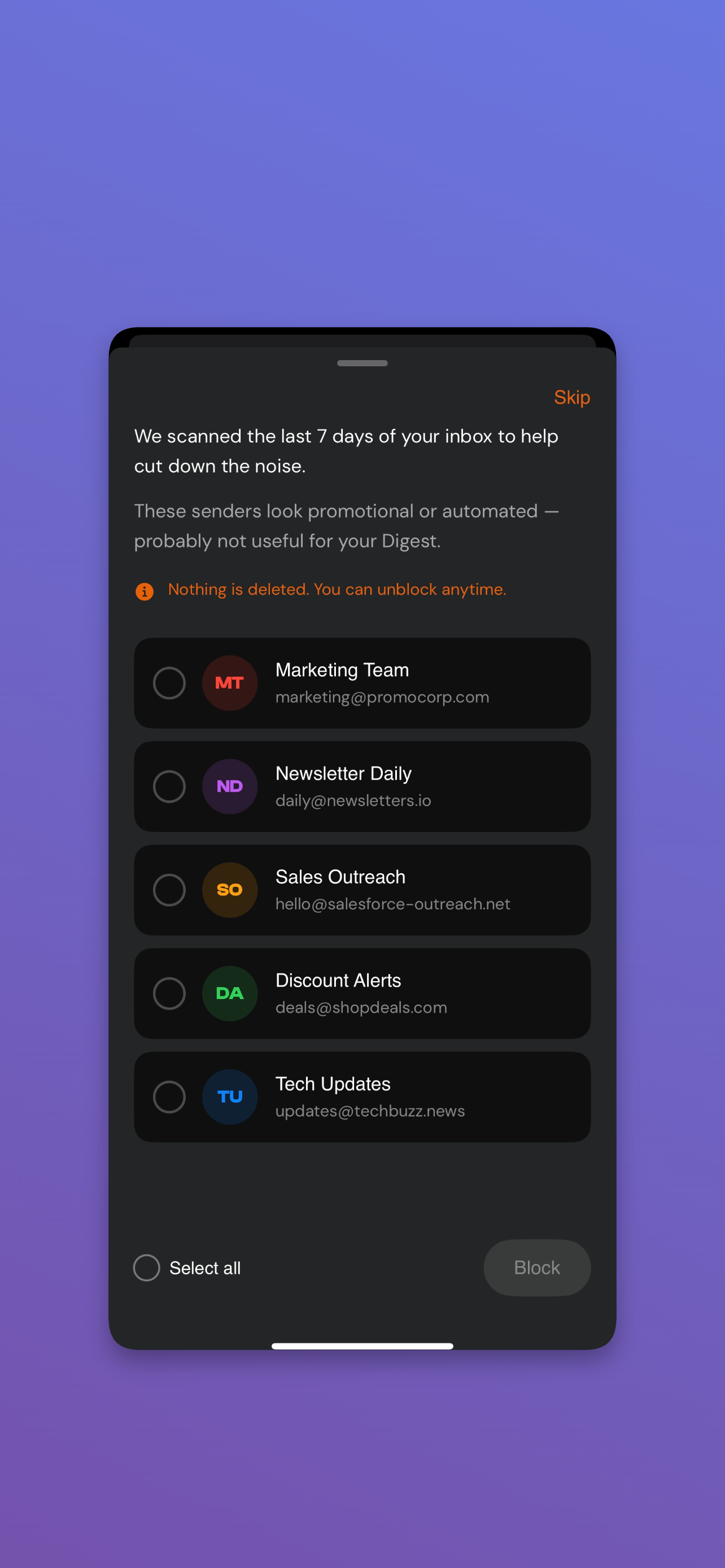 Synchrono - Screenshot 3 showing product features and functionality