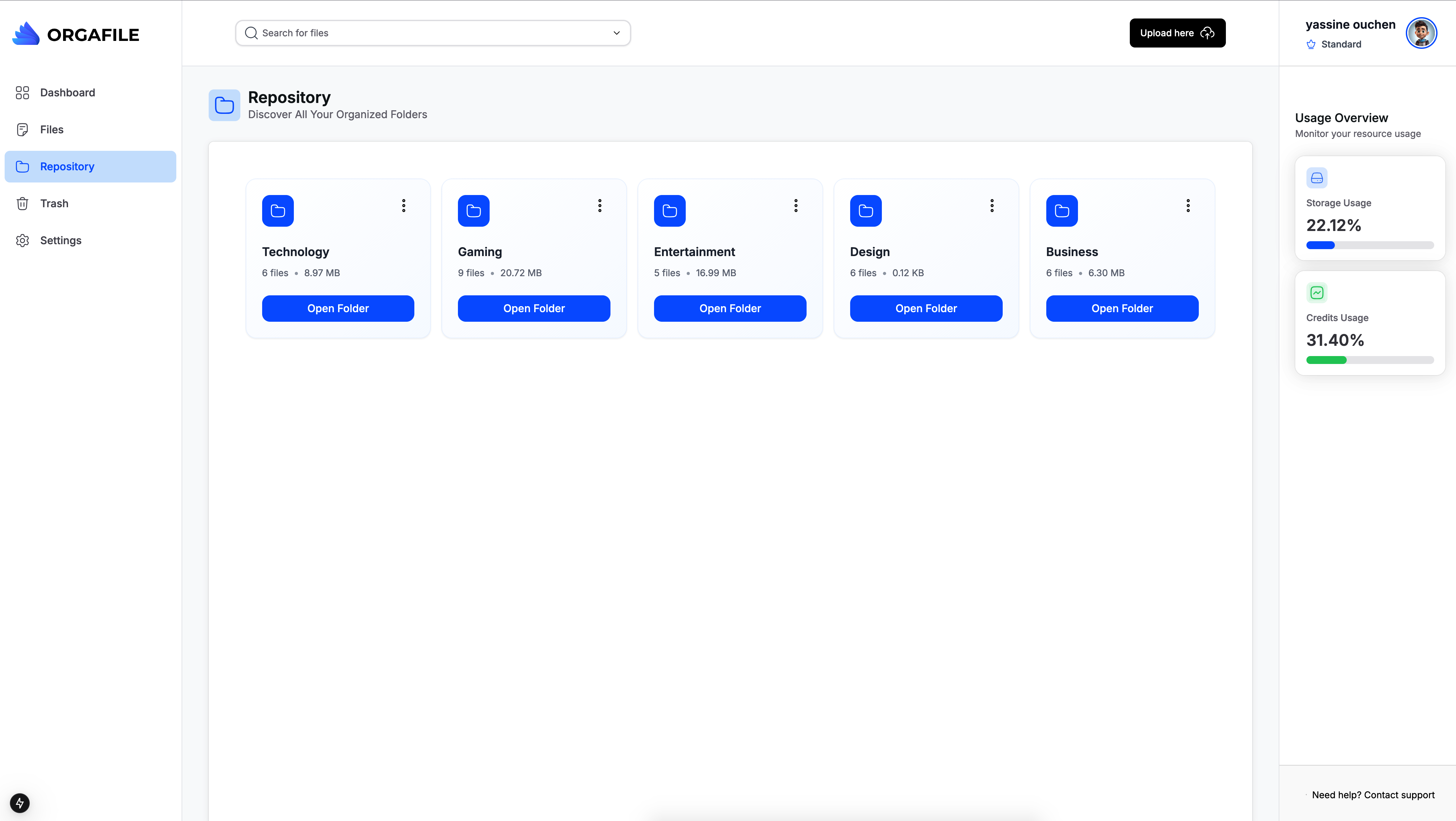 OrgaFile gallery image